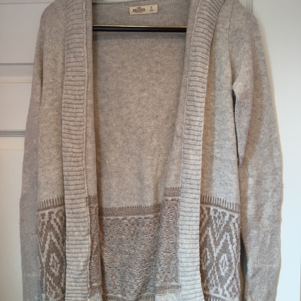 Hooded Hollister cardigan